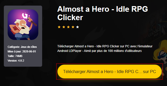 Installer Almost a Hero - Idle RPG Clicker sur PC 