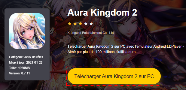 Installer Aura Kingdom 2 sur PC 