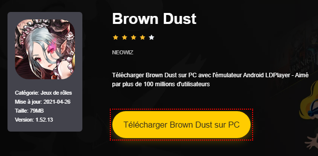 Installer Brown Dust sur PC 