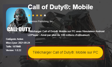 Installer Call of Duty®: Mobile sur PC 