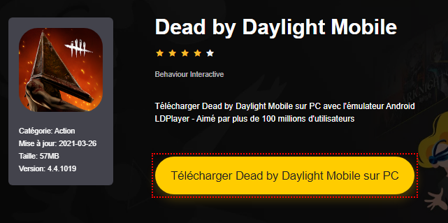 Installer Dead by Daylight Mobile sur PC 