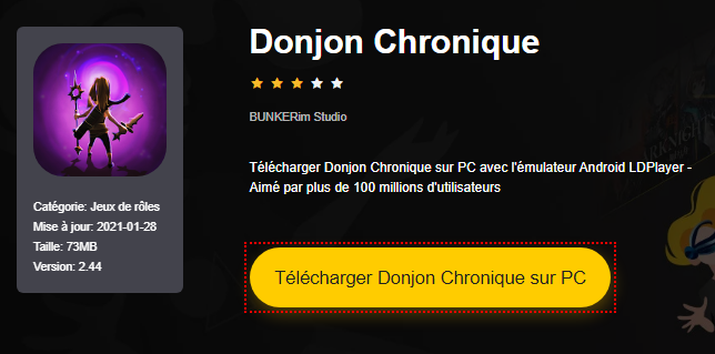 Installer Donjon Chronique sur PC 