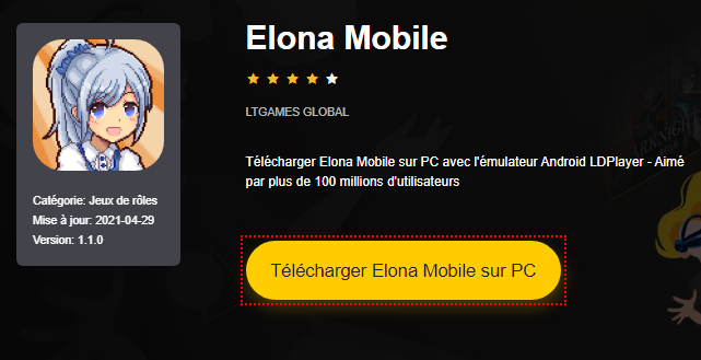 Install Elona Mobile on PC 