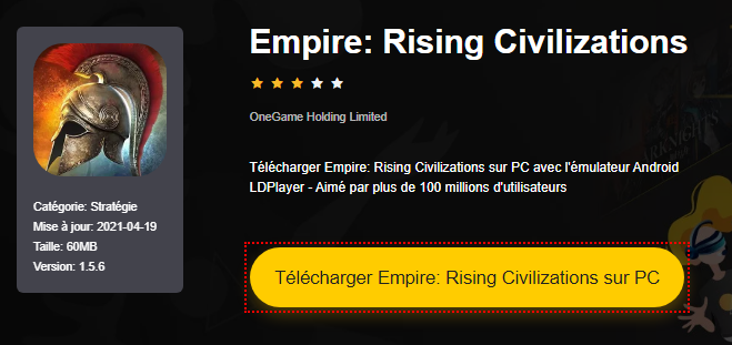 Installer Empire: Rising Civilizations sur PC 