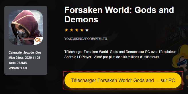 Installieren Sie Forsaken World: Gods and Demons auf dem PC 