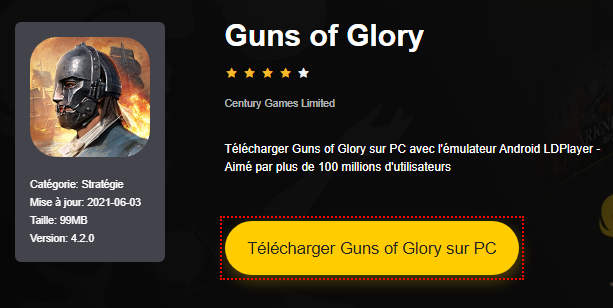 Installer Guns of Glory sur PC 