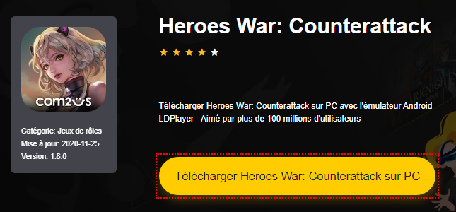 Installer Heroes War: Counterattack sur PC 