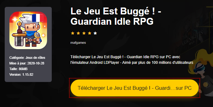 Installer Le Jeu Est Buggé ! - Guardian Idle RPG sur PC 
