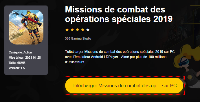 Installer Missions de combat des opérations spéciales 2019 sur PC 