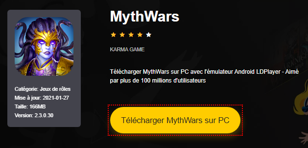 Installer MythWars sur PC 