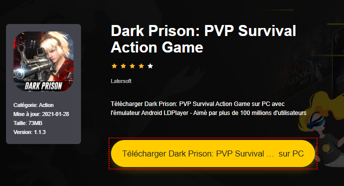 Installer Dark Prison: PVP Survival Action Game sur PC 