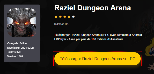 Installer Raziel Dungeon Arena sur PC 