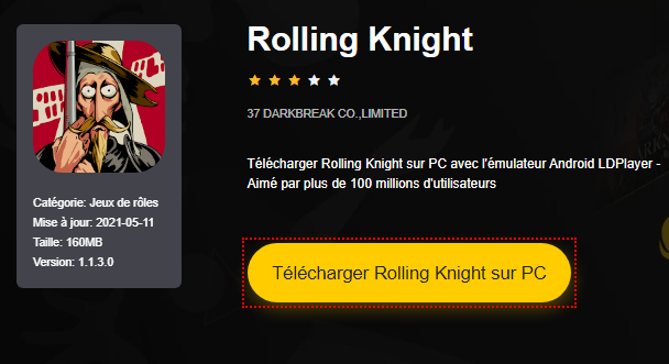 Installer Rolling Knight sur PC 