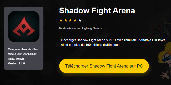 Installer Shadow Fight Arena sur PC 