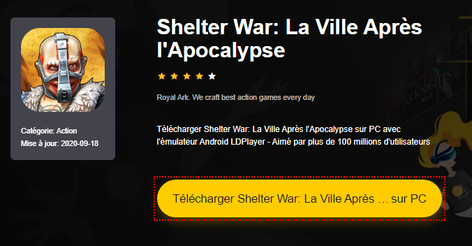 Installer Shelter War: La Ville Après l'Apocalypse sur PC 