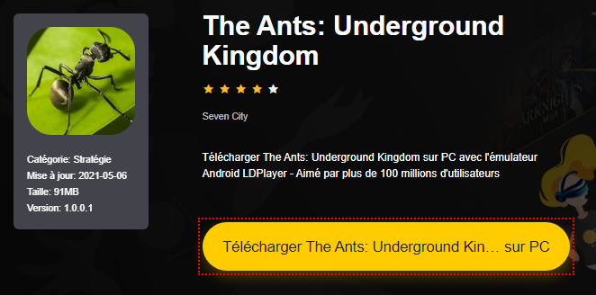 Installer The Ants: Underground Kingdom sur PC 