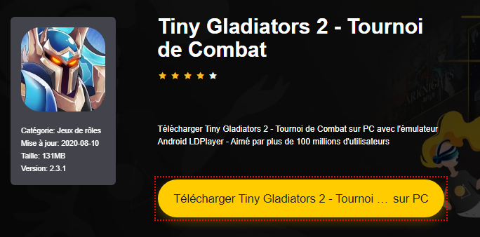 Installer Tiny Gladiators 2 - Tournoi de Combat sur PC 