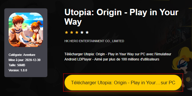 Installer Utopia: Origin - Play in Your Way sur PC 