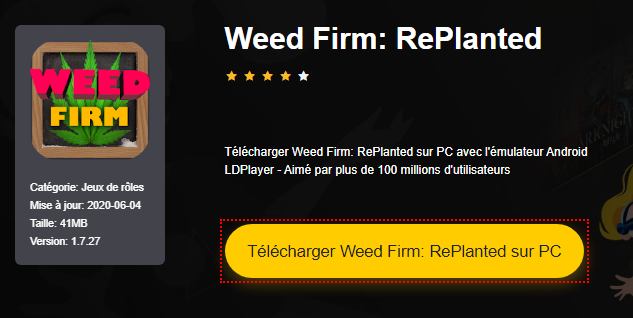 Installer Weed Firm: RePlanted sur PC 
