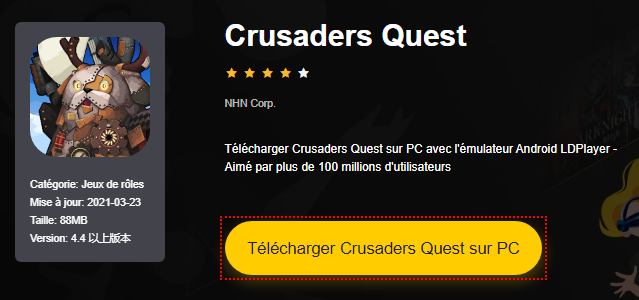 Installer Crusaders Quest sur PC 