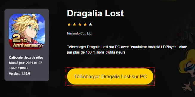 Installer Dragalia Lost sur PC 