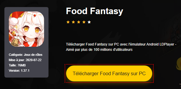 Installer Food Fantasy sur PC 