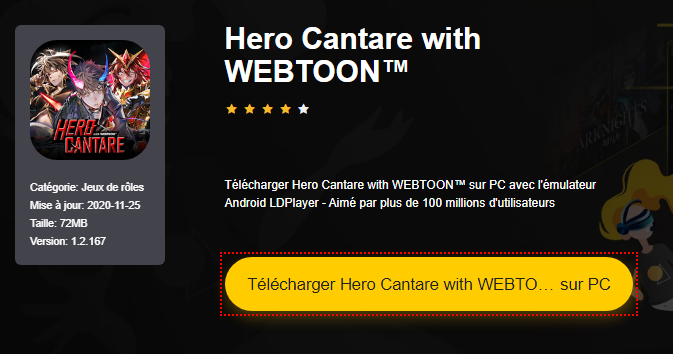 Installer Hero Cantare with WEBTOON™ sur PC 