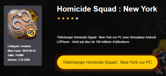 Installer Homicide Squad : New York sur PC 