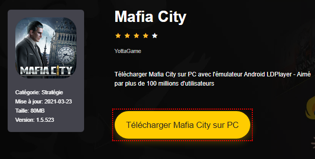 Installer Mafia City sur PC 