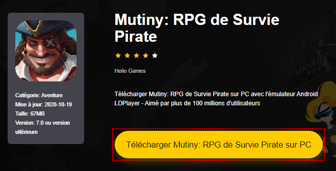 Installer Mutiny: RPG de Survie Pirate sur PC 