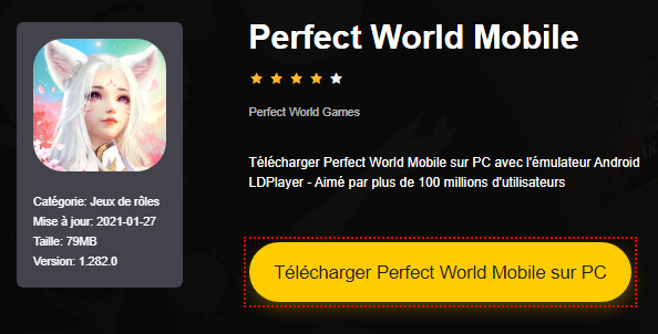 Installer Perfect World Mobile sur PC 