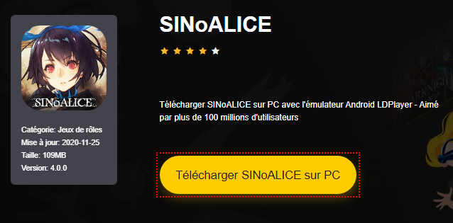 Installer SINoALICE sur PC 
