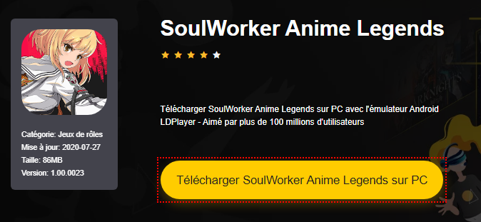 Installer SoulWorker Anime Legends sur PC 