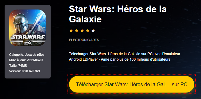Installer Star Wars: Héros de la Galaxie sur PC 