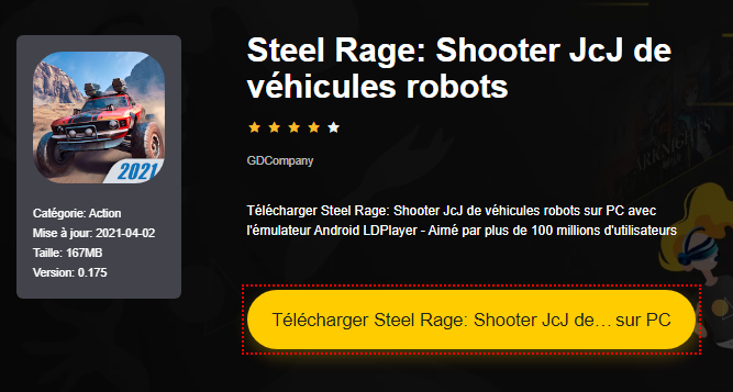Installer Steel Rage: Shooter JcJ de véhicules robots sur PC 