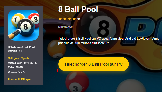 Installer 8 Ball Pool sur PC 