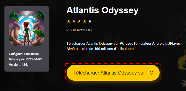 Installer Atlantis Odyssey sur PC 