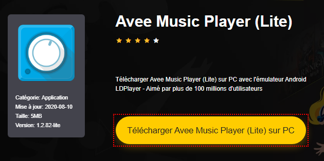 Installer Avee Music Player (Lite) sur PC 