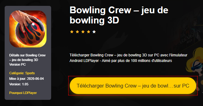Installer Bowling Crew – jeu de bowling 3D sur PC 
