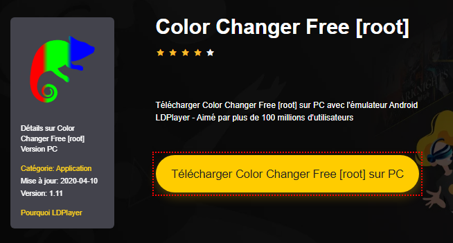 Installieren Sie Color Changer Free [root] auf dem PC 