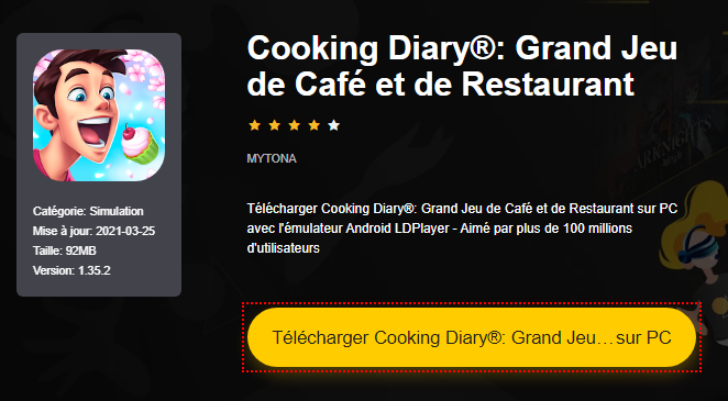 Installer Cooking Diary®: Grand Jeu de Café et de Restaurant sur PC 