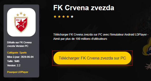 Installer FK Crvena zvezda sur PC 
