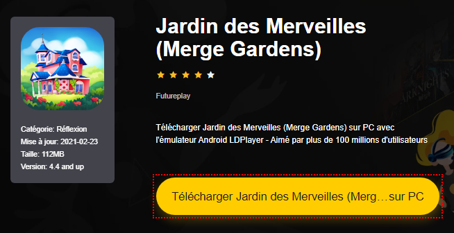 Installer Jardin des Merveilles (Merge Gardens) sur PC 