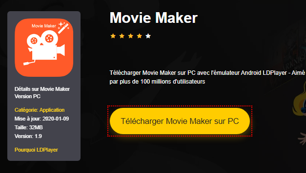 Installer Movie Maker sur PC 