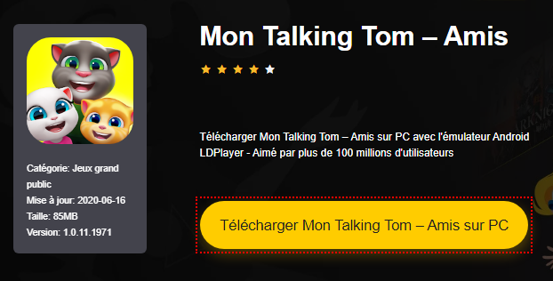 Installer Mon Talking Tom – Amis sur PC 