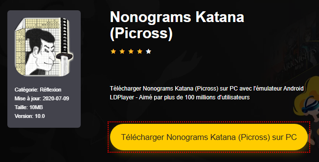 Installer Nonograms Katana (Picross) sur PC 