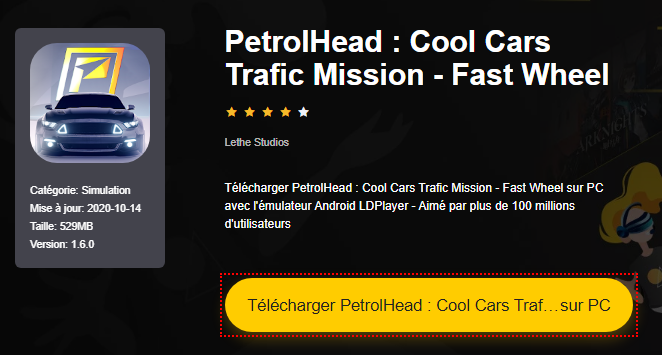 Installer PetrolHead : Cool Cars Trafic Mission - Fast Wheel sur PC 