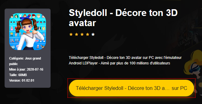 Installer Styledoll - Décore ton 3D avatar sur PC 