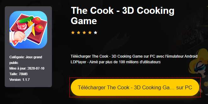 Installer The Cook - 3D Cooking Game sur PC 