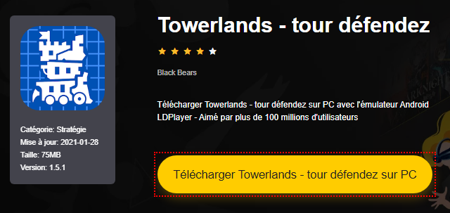 Installer Towerlands - tour défendez sur PC 